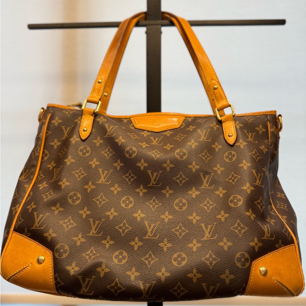 Louis Vuitton Monogram Tote in Brown and Gold
